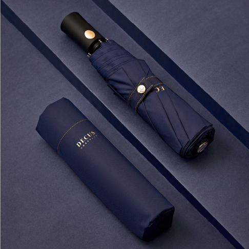 POCKET AUTO時尚仕幔自動折傘-經典藍 5