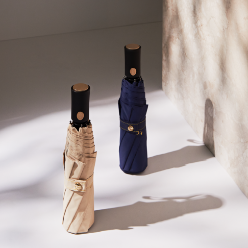 POCKET AUTO時尚仕幔自動折傘-經典藍 6